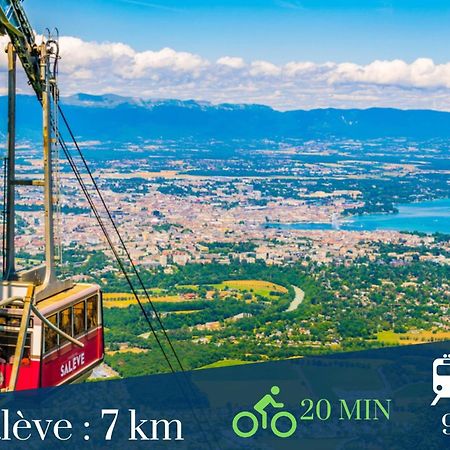 Homey La Coloc Mugi - Colocation Haut De Gamme - Chambres Privees - Balcon - Wifi Et Netflix - Proche Transports Commun Annemasse Ngoại thất bức ảnh