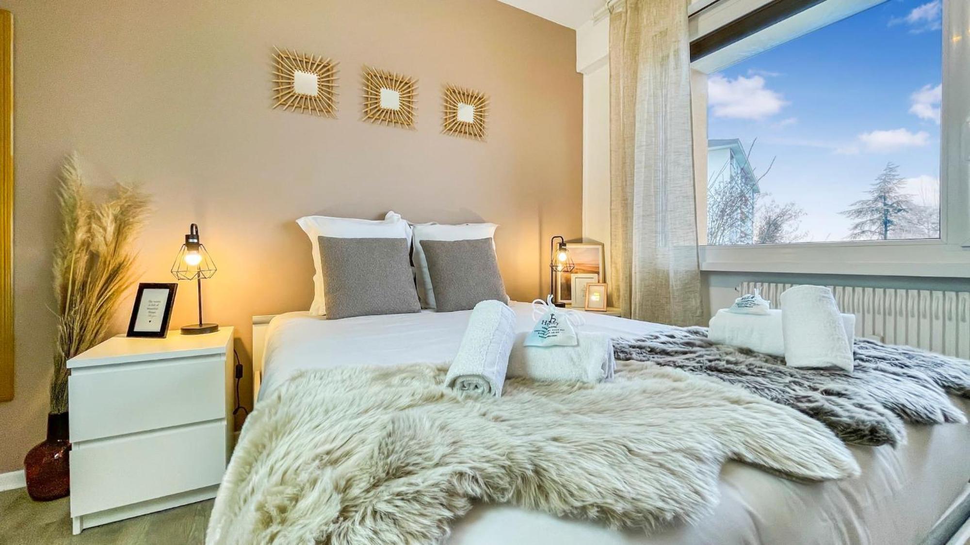 Homey La Coloc Mugi - Colocation Haut De Gamme - Chambres Privees - Balcon - Wifi Et Netflix - Proche Transports Commun Annemasse Ngoại thất bức ảnh