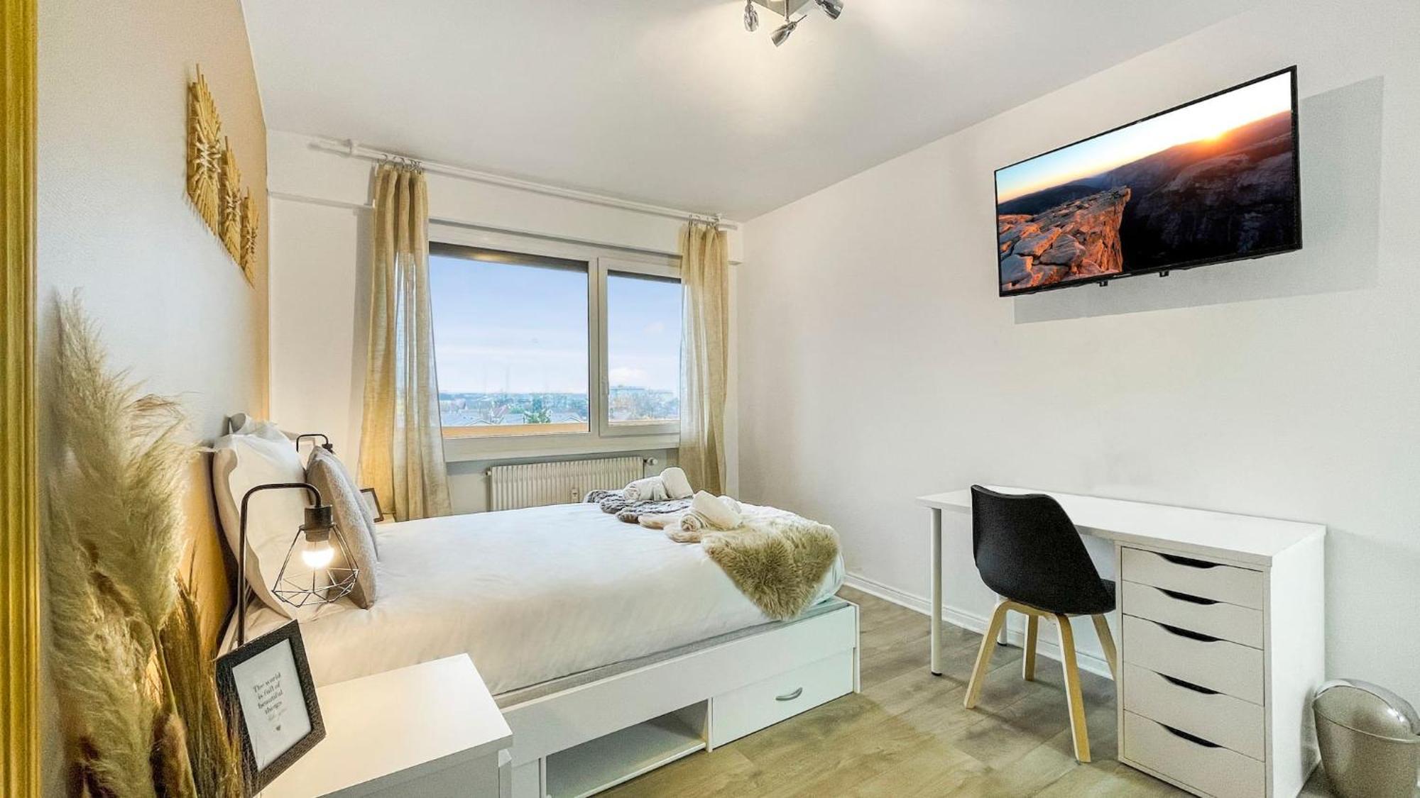 Homey La Coloc Mugi - Colocation Haut De Gamme - Chambres Privees - Balcon - Wifi Et Netflix - Proche Transports Commun Annemasse Ngoại thất bức ảnh