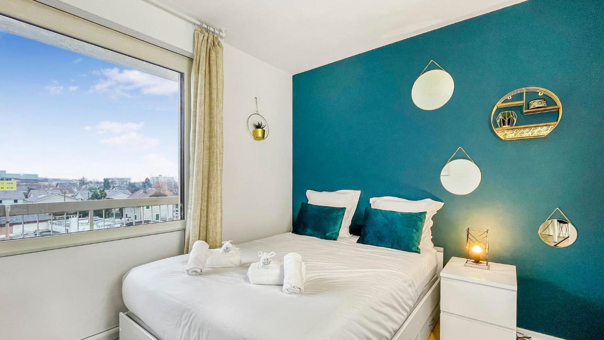 Homey La Coloc Mugi - Colocation Haut De Gamme - Chambres Privees - Balcon - Wifi Et Netflix - Proche Transports Commun Annemasse Ngoại thất bức ảnh